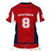 Alexander Ovechkin 8 Washington Capitals Nhl Red 3D Shirt