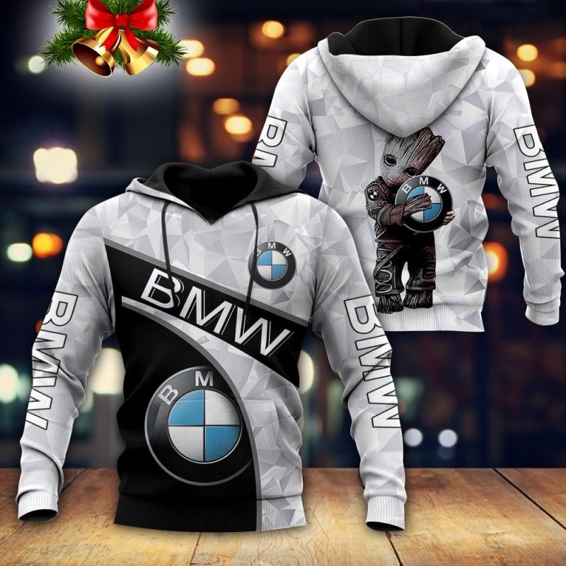 Baby Groot Hug Bmw 3D Hoodie - Hot Sale 2025