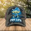 Baby Yoda Nfl Detroit Lions For Life Cap