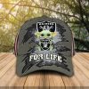 Baby Yoda Nfl Las Vegas Raiders For Life Cap
