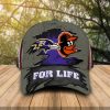 Baltimore Ravens Baltimore Orioles For Life Cap Hat