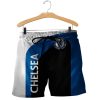 Chelsea Fc White Blue Black 3D Shirt