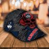 Connecticut Huskies Skull Custom Name Cap Hat