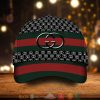 Gucci Brand Logo Black Dark Red Green Cap