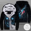 Houston Texans Lava Skull Zipper Fleece Hoodie