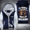 Le Diable Ricard Death God Fleece Hoodie Jacket
