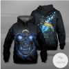 Los Angeles Chargers Lava Skull Hoodie