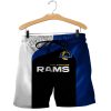 Los Angeles Rams Black Blue White 3D Shirt