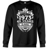 Made In 1973 49 Years Of Being Awesome 2D Shirt