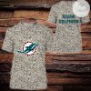 Miami Dolphins Plaid Flannel All Over Print Hoodie