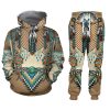 Native 3D Hoodie And Sweatpants Set