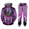 Native Wolf Hoodie And Sweatpants Set