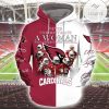 Never Underestimate A Woman Who Understands Football And Loves Cardinals Hoodie