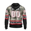 Nhl Chicago Blackhawks Honor Military With White Camo Color Personalized 3D Hoodie
