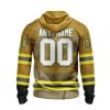 Nhl Vancouver Canucks Honnor Firefighter Yellow Personalized 3D Hoodie