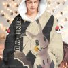 Pokemon Mimikyu Fleece Hoodie Blanket