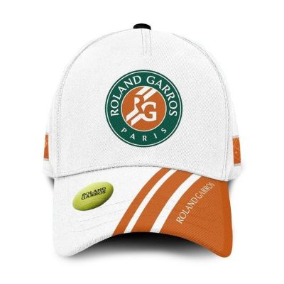 ROLAND GARROS PARIS LOGO HAT TENNIS CAP ADJUSTABLE FR