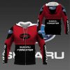 Subaru Forester Red 3D Hoodie