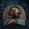 Vintage Memorial Day Veteran Poppy American Flag Cap